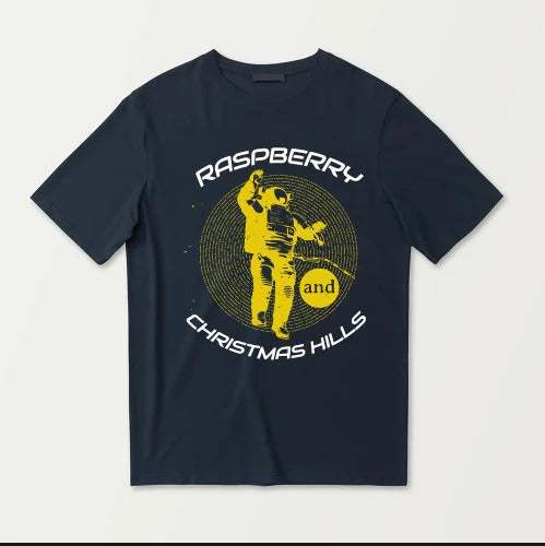 Raspberry Worldwide Hills T Shirt Black